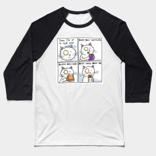 Dapper Cat- Direct Message Baseball T-Shirt